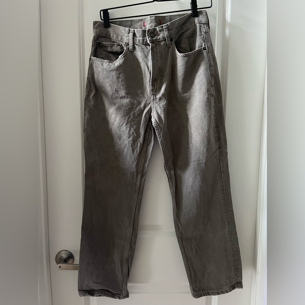 Zara Men's Gray Straight Jeans